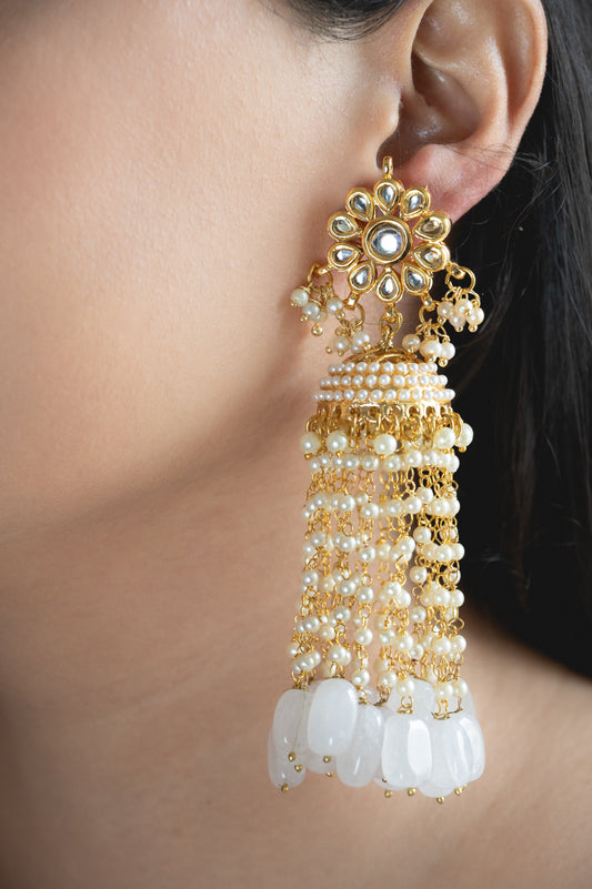 Shvetah jhumkas